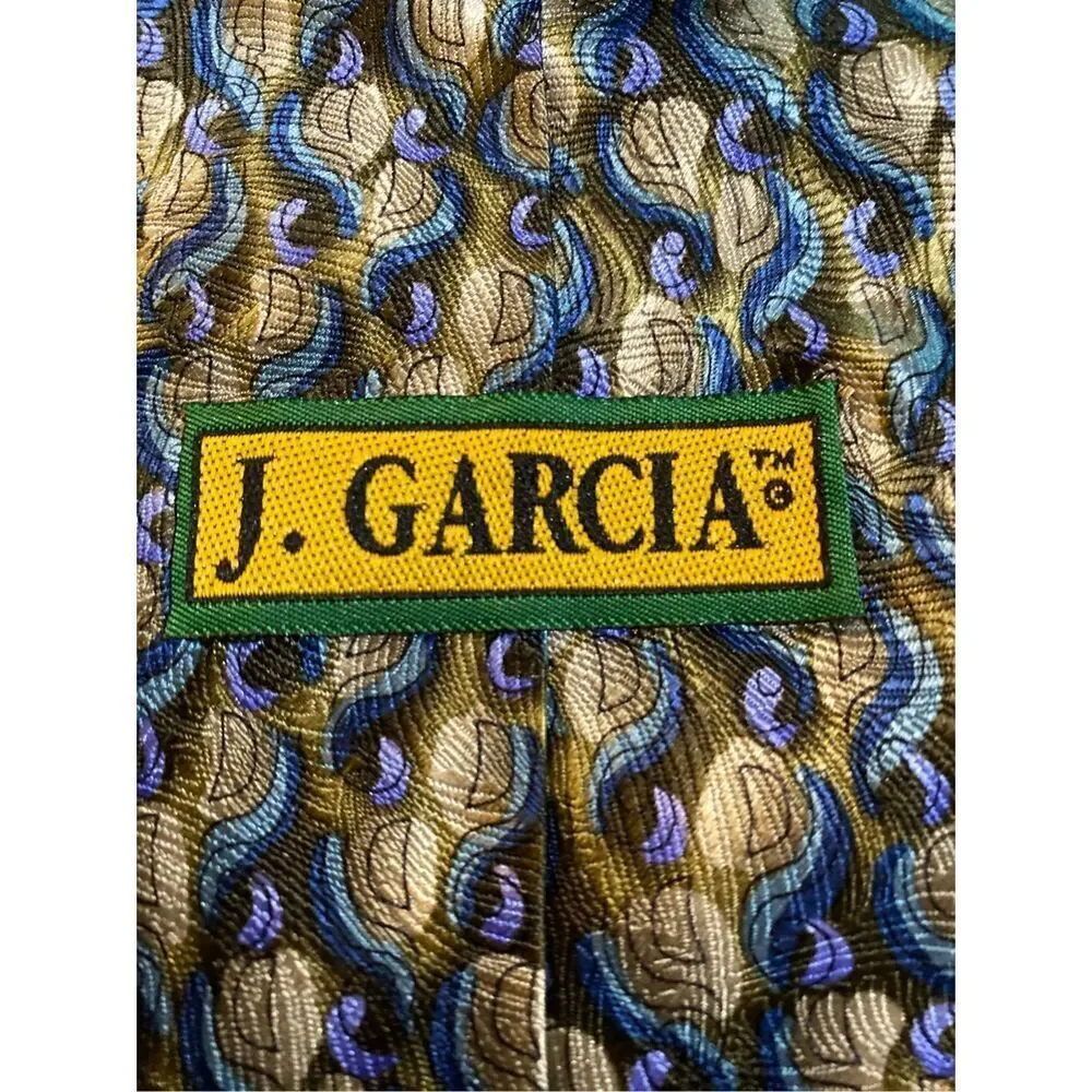 J.Garcia men’s vintage ibid collection, 100% silk tie, 58